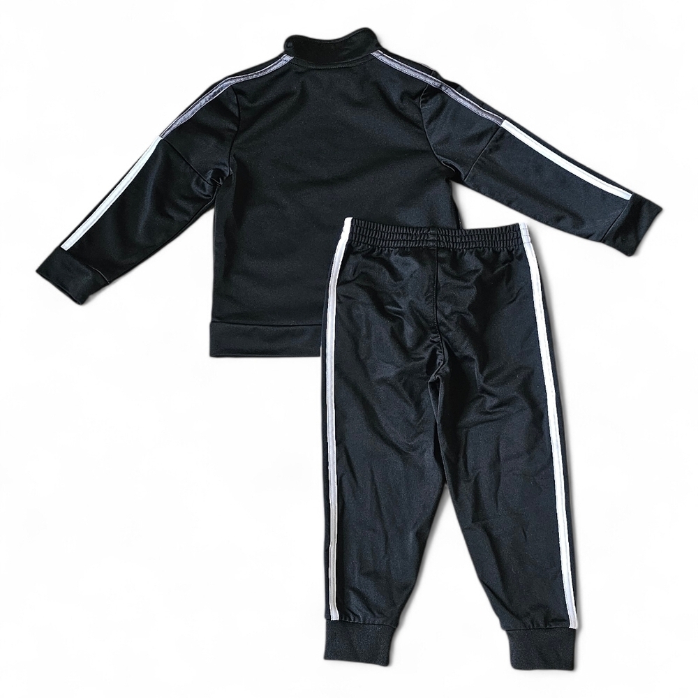 Adidas Kids Black Tracksuit Set Size 3T - Picture 6 of 7